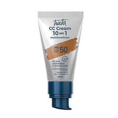 CC Cream 10 em 1 Multibenefícios FPS50 Tracta Cor 04
