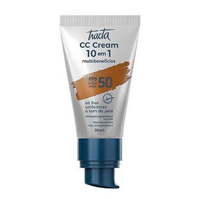 CC Cream 10 em 1 Multibenefícios FPS50 Tracta Cor 05