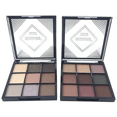 Paleta de Sombras 09 cores SP Colors SP022
