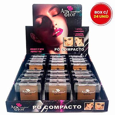 Pó Compacto Any Color 1915 - Box c/ 24 unid