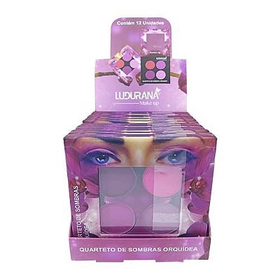 Quarteto de Sombras Orquídea Ludurana B00025​ – Box c/ 12 unid