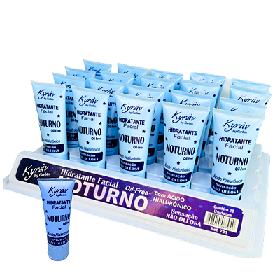 Hidratante Facial Pocket Noturno Oil Free 30g Kyráv 791 - Box c/ 20 unid