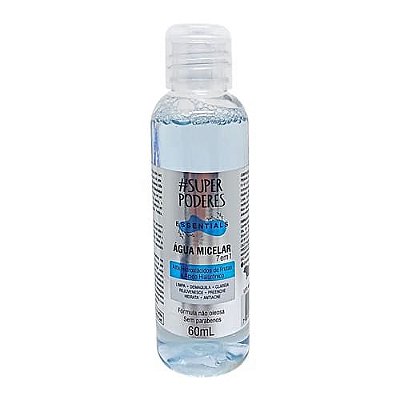 Água Micelar Alfa Hidroxiácidos de Frutas e Ácido Hialurônico Essentials Super Poderes AHAH01