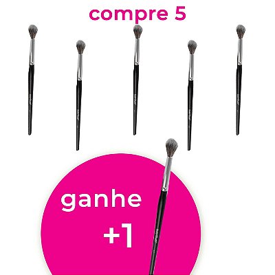 Pague 5 Leve 6 - Pincel Oval para Sombra Profissional Macrilan Linha Max A11