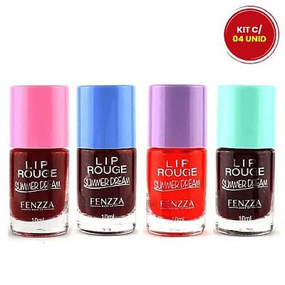 Lip Rouge Summer Dream Fenzza FZ24005 – Kit c/ 04 unid