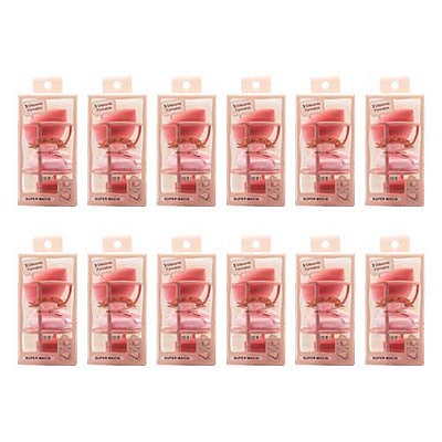 Kit Esponja para Maquiagem com Suporte Hello Mini KIT254-2/KIT254-1 – Box c/ 12 unid