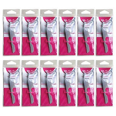 Pinça para Aplicação de Cílios Postiços Hello Mini TS008 – Pacote c/ 12 unid