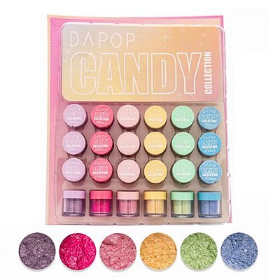 Pigmento Perolado Candy Collection Dapop DP2106 - Box c/ 24 unid
