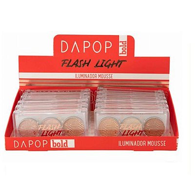Iluminador Mousse Flash Light Dapop HB98183 - Box c/ 12 unid