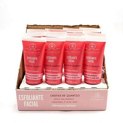 Esfoliante Facial Cristais de Quartzo Phállebeauty PH0137 – Box c/ 12 unid
