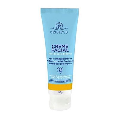 Creme Facial Peles Secas e Sensíveis Phállebeauty PH0033