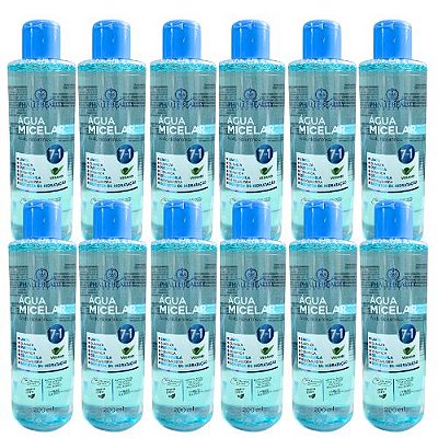 Água Micelar Ácido Hialurônico 7 em 1 200ml Phállebeauty PH0504 – Box c/ 12 unid