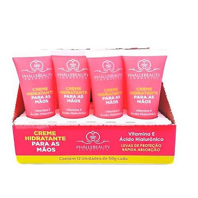 Creme Hidratante para as Mãos Phállebeauty PH0022 - Box c/ 12 unid