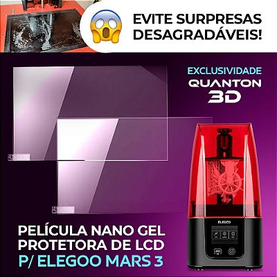 Película Protetora Flexívell LCD Elegoo Mars 3 Ultra