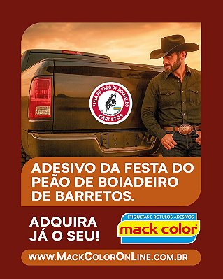 ADESIVO "FESTA DO PEÃO BOIADEIRO DE BARRETOS"