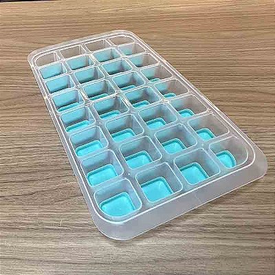 Forma de gelo - 32 cubos - Silicone