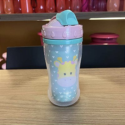 Copo com parede dupla - Animal Fun - Girafa