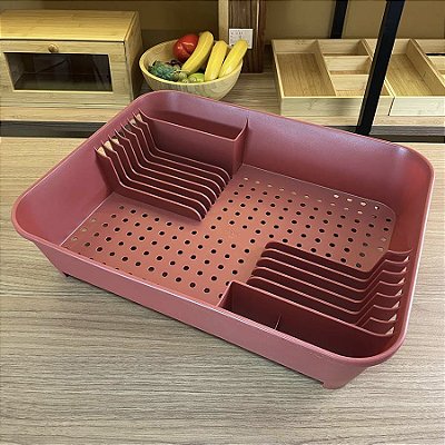 Escorredor de Louças Basic - Vermelho