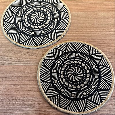 Kit Descanso de Panelas - 18cm e 20cm - Preta