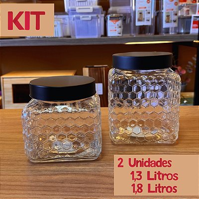 Kit Potes Colmeia Wolff – 1,3 e 1,8 Litros