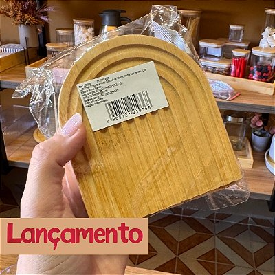 Conjunto 4 Porta Copos Aura - Bambu