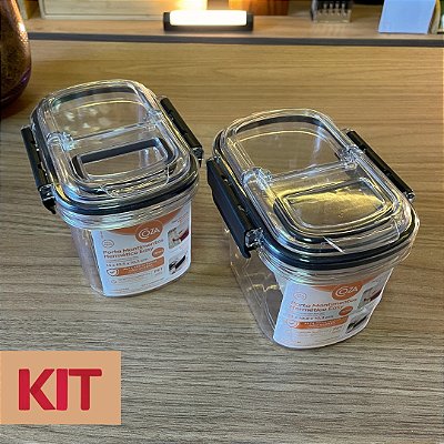 Kit 2 Pota Mantimentos Easy - 750ml cada