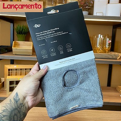 Pano de Chão em Microfibra - Chumbo Flow