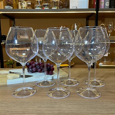 Kit com 6 Taças para Vinho - 750ml cada