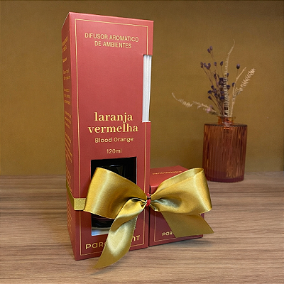 Kit Aromático Laranja Vermelha – Difusor 200g e Vela 100g
