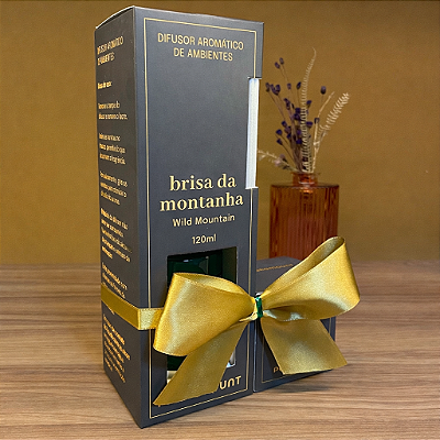 Kit Aromático Brisa da Montanha – Difusor 120ml e Vela 100g