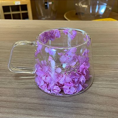 Caneca Flores Secas - 200ml - Pink