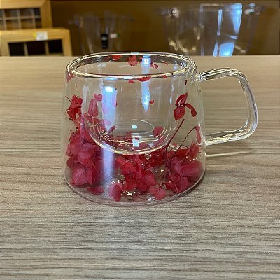 Caneca Flores Secas - 200ml - Red