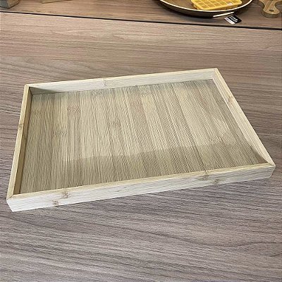 Bandeja em Bambu Nature - 33cm
