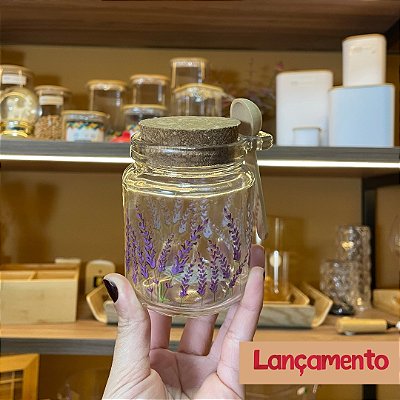 Pote Redondo com Colher Provence - 250ml