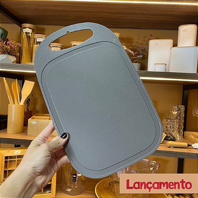 Tábua de Corte Lines - Cinza