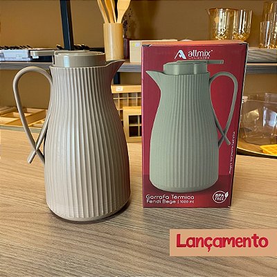 Garrafa Térmica Fendi - 1000ml - Bege