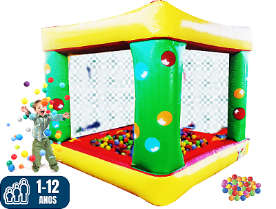 Piscina de Bolas CUBO DAS CORES (2,50 x 2,50m / altura: 2,50m)