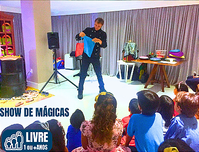SHOW DE MÁGICAS com o mágico Omar Khayam