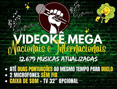 VIDEOKÊ MEGA (Nacionais e Internacionais) (12.679 músicas atualizadas) (lista de música na descrição)