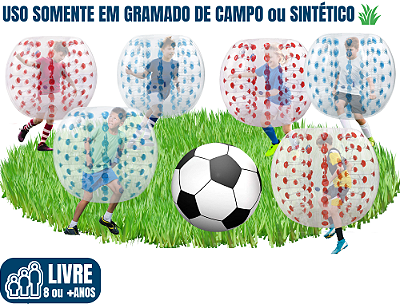 FUTEBOLHAS (Futebolão Humano / Bubble Soccer / Bumper Ball) (Tamanho M e G)