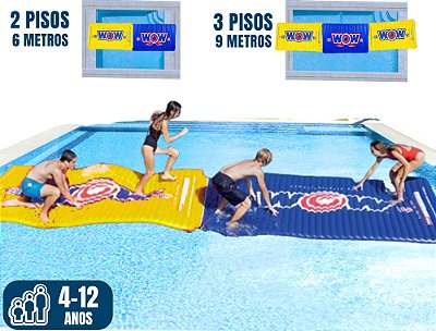 PLATAFORMAS FLUTUANTES WOW para dentro da piscina (cada: 3m x 2,30m)