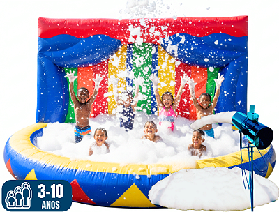 CIRCO DE ESPUMA no Picadeiro Inflável (7,5m x 3,5m / altura: 0,40m)
