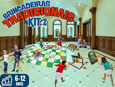 Kit Brincadeiras Tradicionais nº 02 (diversão econômica: você no comando)