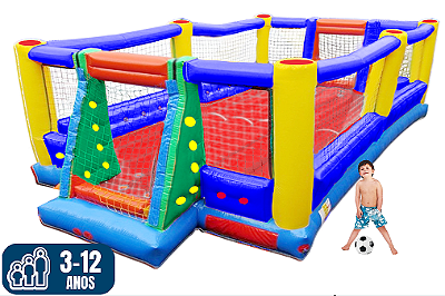À VENDA - Futebol de Sabão COM REDES LATERAIS (área total: 11m x 5,5m / altura: 3m)