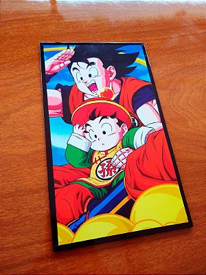 Placa Decorativa Goku e Gohan