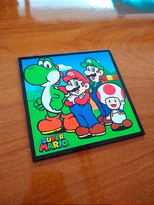 Placa Decorativa Mario's Gang