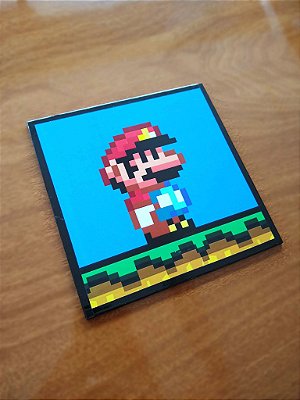 Placa Decorativa Super Mario World Pixel 2