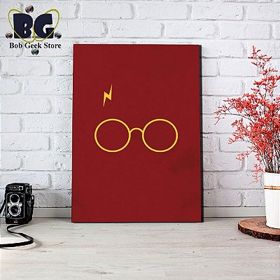 Placa Decorativa Harry Potter Ã“culos