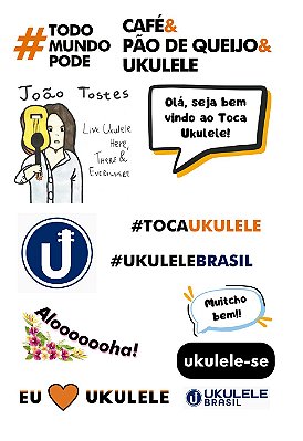 Folha de adesivos - João Tostes