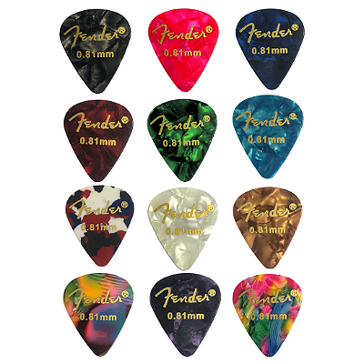 Palheta Plástico Fender 0,81